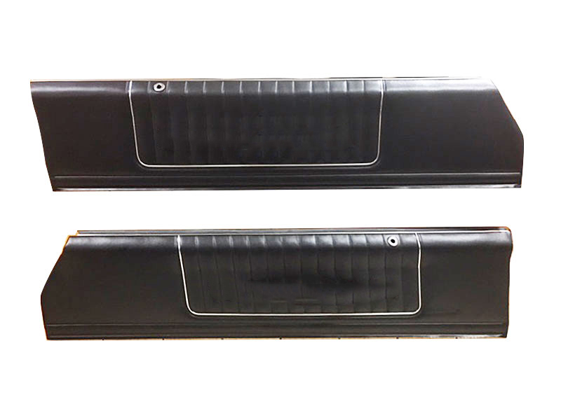 81-85 Show Quality Monte Carlo SS Vinyl Upper Door Panels Black