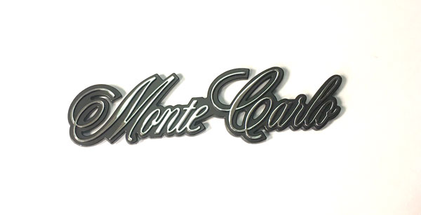 78-86 Chevrolet Monte Carlo CL LS Fender Emblem