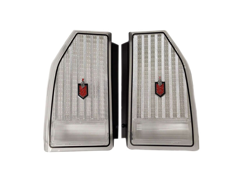 1987-1988 Monte Carlo Tail Lamp Light Lens Clear Set
