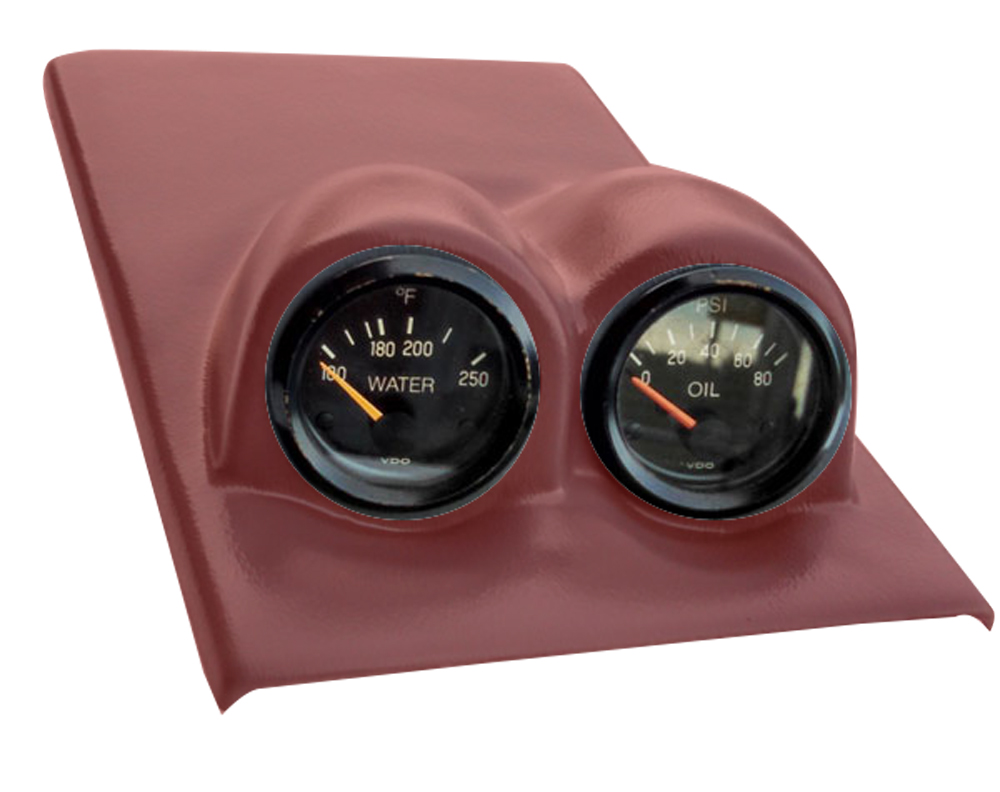 2 Gauge Console Race Pod 1593 Red