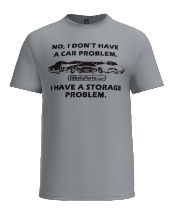 GBody Parts Storage Problem T Shirt in Gray