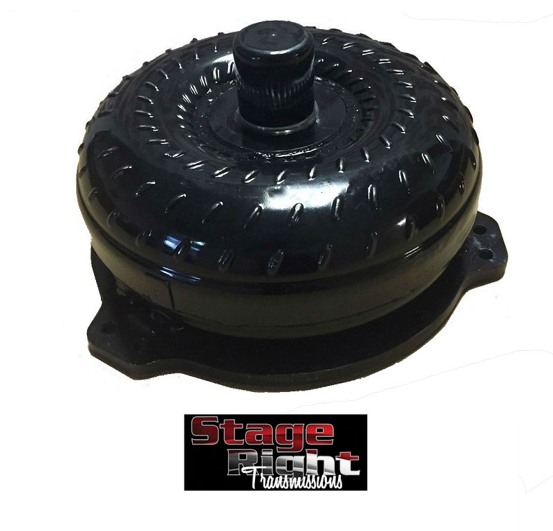 Stage Right 10" Standard Torque Convertor OEM Lock Up 2800-3200 Stall for 2004R