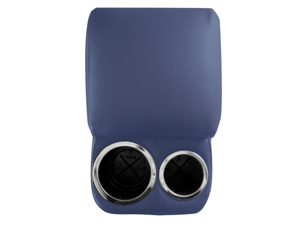78-87 Buick Shorty Console Risers With Cup Holders Blue