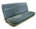 Chevrolet Truck 1973-1980 Standard Cab Front Bench Seat With Regal Velour Cloth Inserts - Maroon Vinyl a
