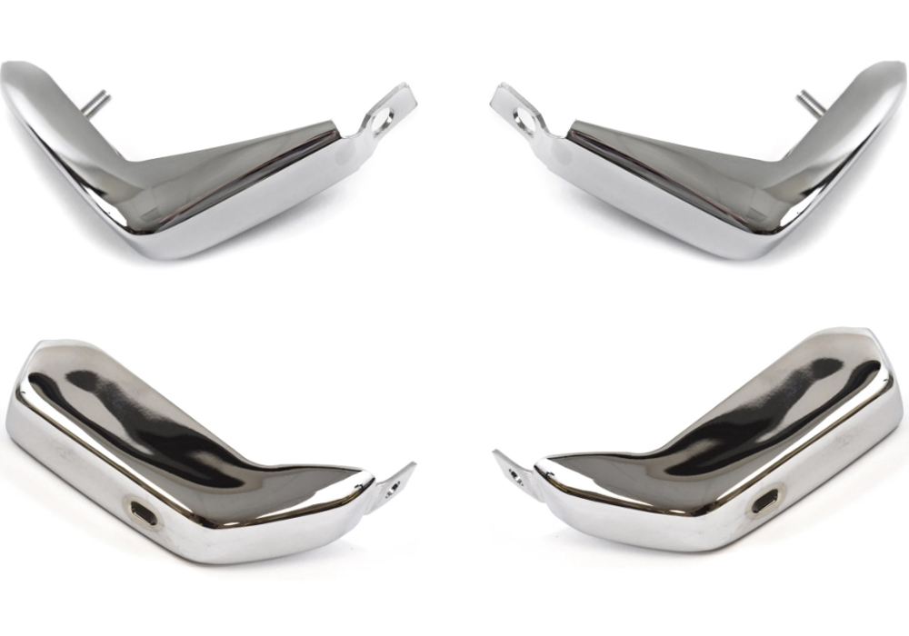 81-87 Regal Front and Rear bumper guard Bumperettes - Chrome