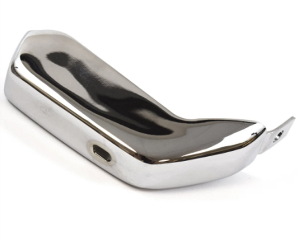 81-87 Regal Rear Bumper Guard Bumperettes - Chrome Driver Side