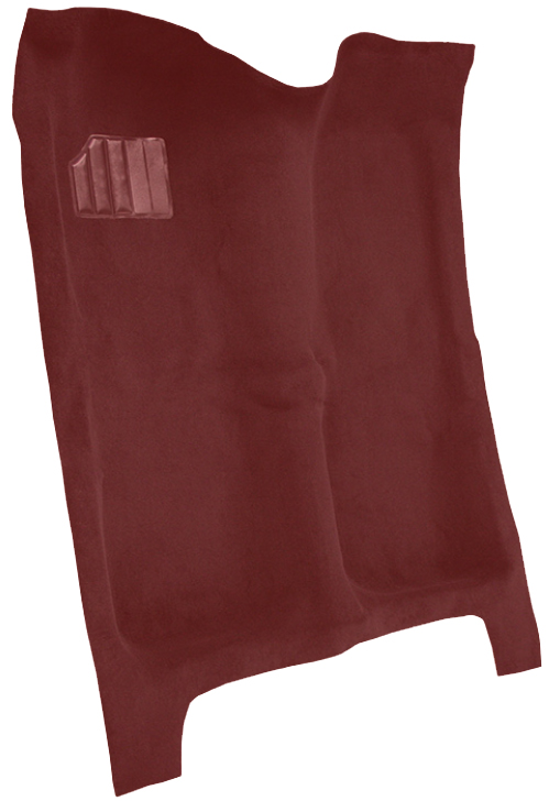 1978-1988 GBody 2 Door Interior Carpet with Mass Backing - Red