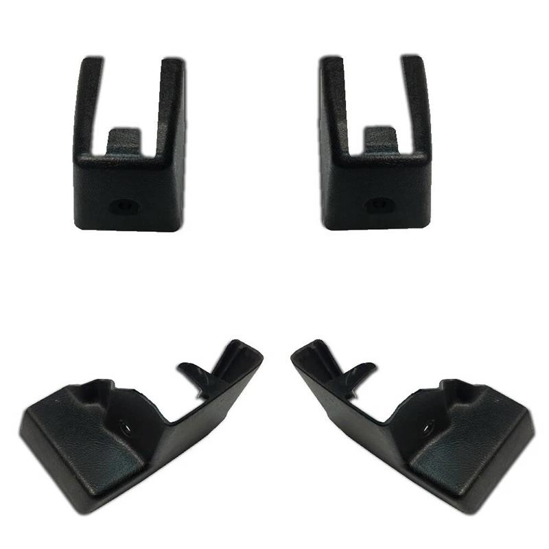 78-88 GBody MANUAL Adjust Solid BENCH Seat Track Leg Mount Plastic Cover 4pc SET