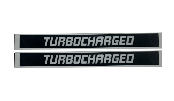 Buick Turbo Charged Exterior Door Handle Decals Pair