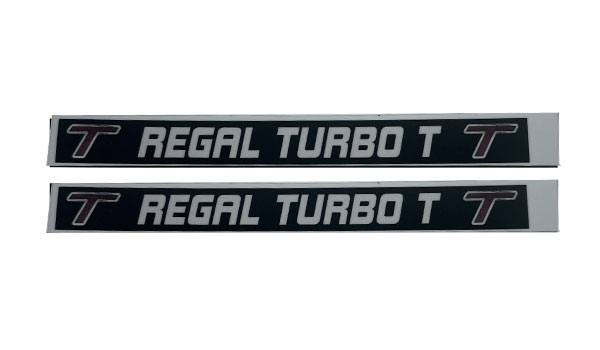 Buick Regal Turbo T Exterior Door Handle Decals Blue Pair