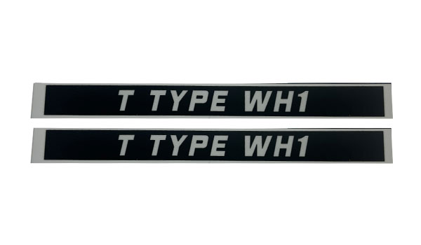 Buick WH1 Exterior Door Handle Decals Blue Pair