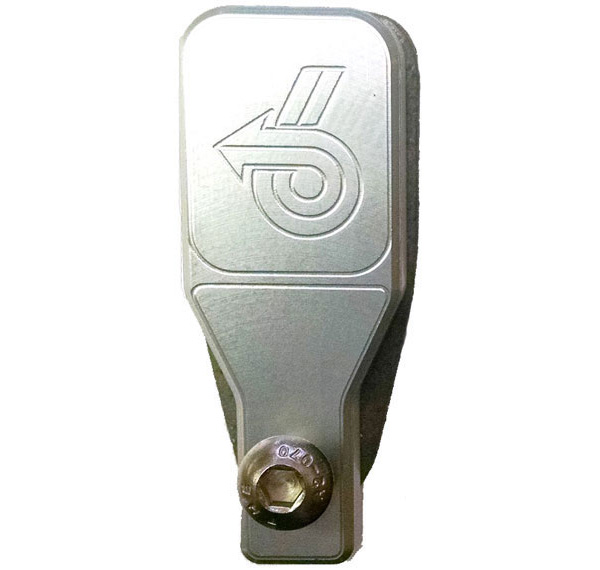 86-87 Grand National 89 TTA EGR Block Off plates With Turbo 6 Logo - Anodized with Bolt
