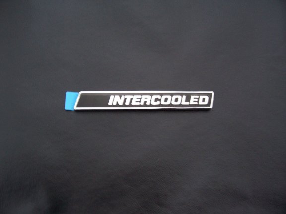 Intercooled Fender Emblem