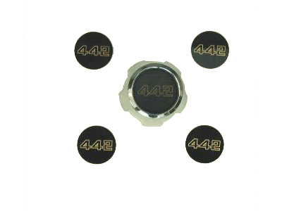 Custom Engraved 442 Wheel Center Cap Inlays