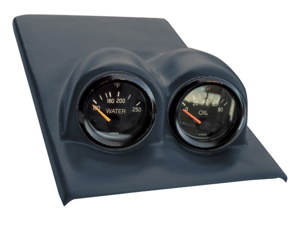 2 Gauge Console Race Pod 1590 Black