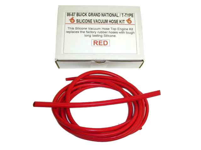 Silicone Vacuum Hose Kit - Red