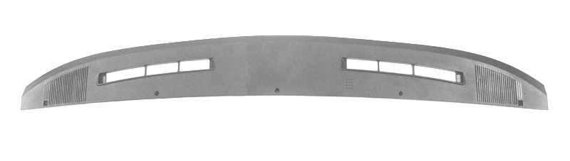 1978-87 Reproduction Upper Dash Speaker Bezel Panel Gray