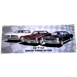 1964, 1965, and 1966 GTO vinyl 13 ounce Banner 1 x 3' Danny Whitfield
