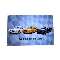 1970 GTO JUDGE HARDTOP All Rise for The Judge BANNER 2ft BY 3 ft