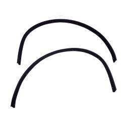 1984-87 Buick Grand National Black Wheel Well Moldings Rear Set