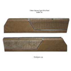 87-88 Cutlass Supreme 442 Show Quality Upper Door Panels Tan