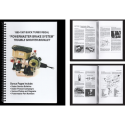 1985-1987 Buick Turbo Regal Powermaster Brake System Trouble Shooter Booklet