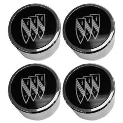 1982 Grand National Chrome Center Cap with Black tri shield inlay and snap ring set