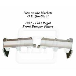 GBP GM Original Style 81-83 Grand National Buick Regal Front Bumper Fillers