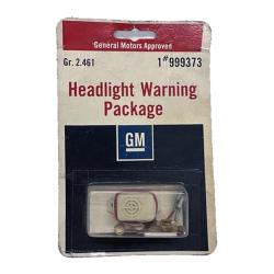 GM Headlight Warning Package GM Part Number #999373