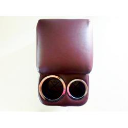 81-84 Buick Shorty Console Risers With Cup Holders Burgundy