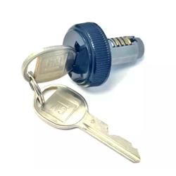 1978-1988 GBody Glove Box Compartment Lock Cylinder with Keys, Black