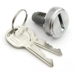 1978-1988 GBody Glove Box Compartment Lock Cylinder with Keys, Chrome
