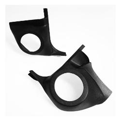 78-87 GBody Lower Rear Kick Panels 1590 Black