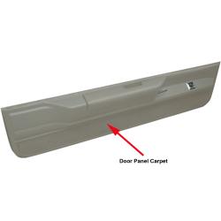 Carpet for Lower Door Panels 1595 Sand Gray