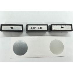 Stereo Radio Knob and Button Replacement Inserts