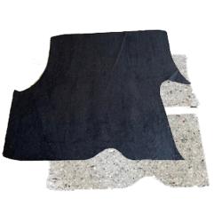 78-87 Gbody 3 Piece BLACK Trunk Carpet and Jute Set