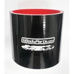 86-87 Turbo Buick 89 TTA Silicone Hose Coupler Connector 3" Black
