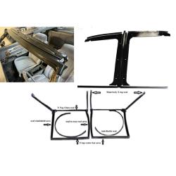 Complete Stainless Steel T-Top Kit Seal Kit and Upper and Lower Header Panel