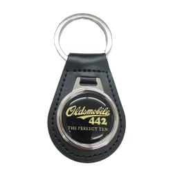 80's Style Key Chain Ring Holder, "442 The Perfect 10""