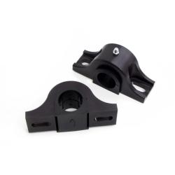 Heavy Duty Billet Aluminum Front Sway Bar Mounts- 1-1/4 (32mm) with Black Bushings