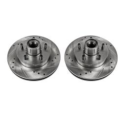 High Performance Cross-Drilled and Slotted Brake Rotors