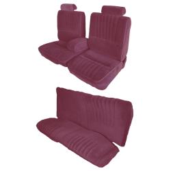 86-87 Buick Regal Turbo T 45/55 Split Bench w/ Armrest Seat Cover Set Maple
