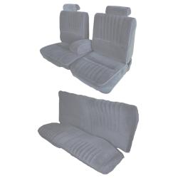 87 Buick Regal Turbo T 45/55 Split Bench w/ Armrest Seat Cover Set Gray