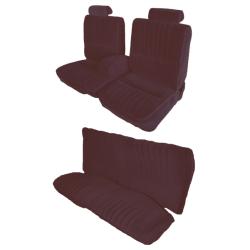 86-87 Buick Regal Turbo T 45/55 Split Bench w/ Armrest Seat Cover Set Burgundy