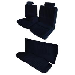 87 Buick Regal Turbo T 45/55 Split Bench w/ Armrest Seat Cover Set Black