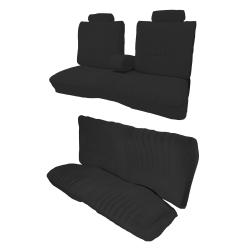 86-87 Buick Regal Turbo T 45/55 Split Top Full Bench w/Armrest Seat Cover Set Black