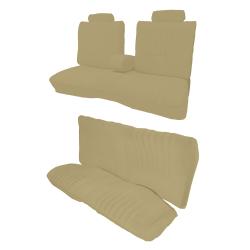 86-87 Buick Regal Turbo T 45/55 Split Top Full Bench w/Armrest Seat Cover Set Tan