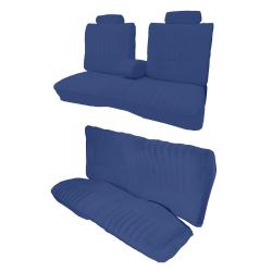 86-87 Buick Regal Turbo T 45/55 Split Top Full Bench w/Armrest Seat Cover Set Blue