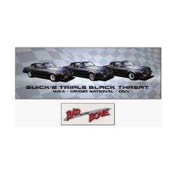 1987 BUICK WE-4 GRAND NATIONAL GNX 1 foot by 3 foot VINYL BANNER