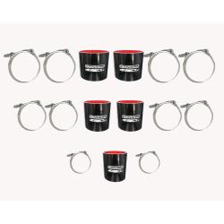 86-87 Turbo Buick 89 TTA Silicone Intercooler Hose Set BLACK